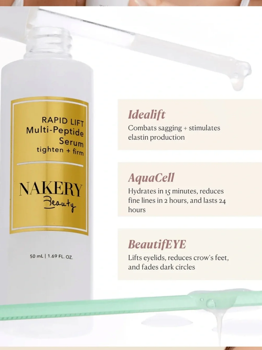 Nakery Beauty Rapid Lift Multi-Peptide Serum